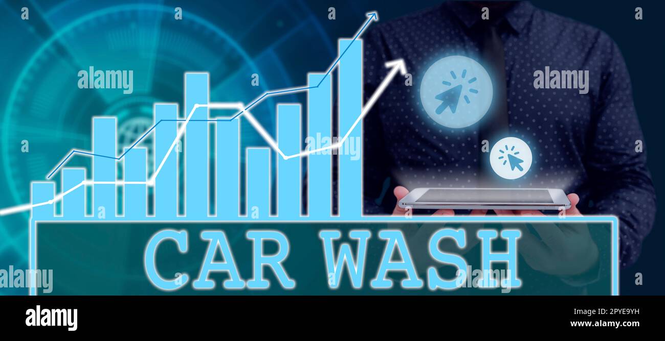 Car wash sign hi-res stock photography and images - Alamy