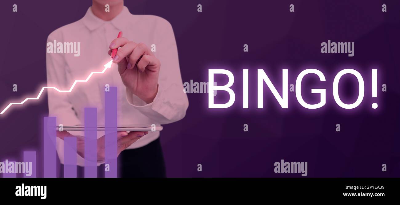 Bingo player hires stock photography and images Alamy