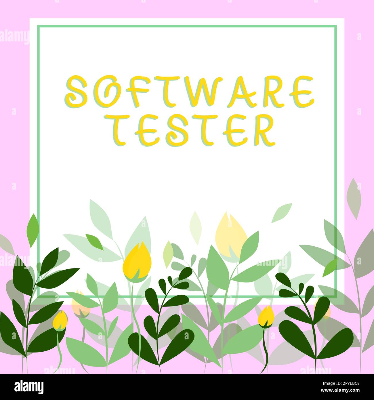 Conceptual caption Software Tester. Word for implemented to protect software against malicious attack Stock Photo