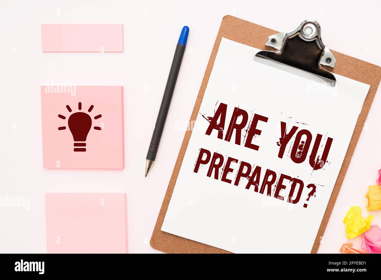 Conceptual caption Are You Prepared. Business showcase asking if you(03)