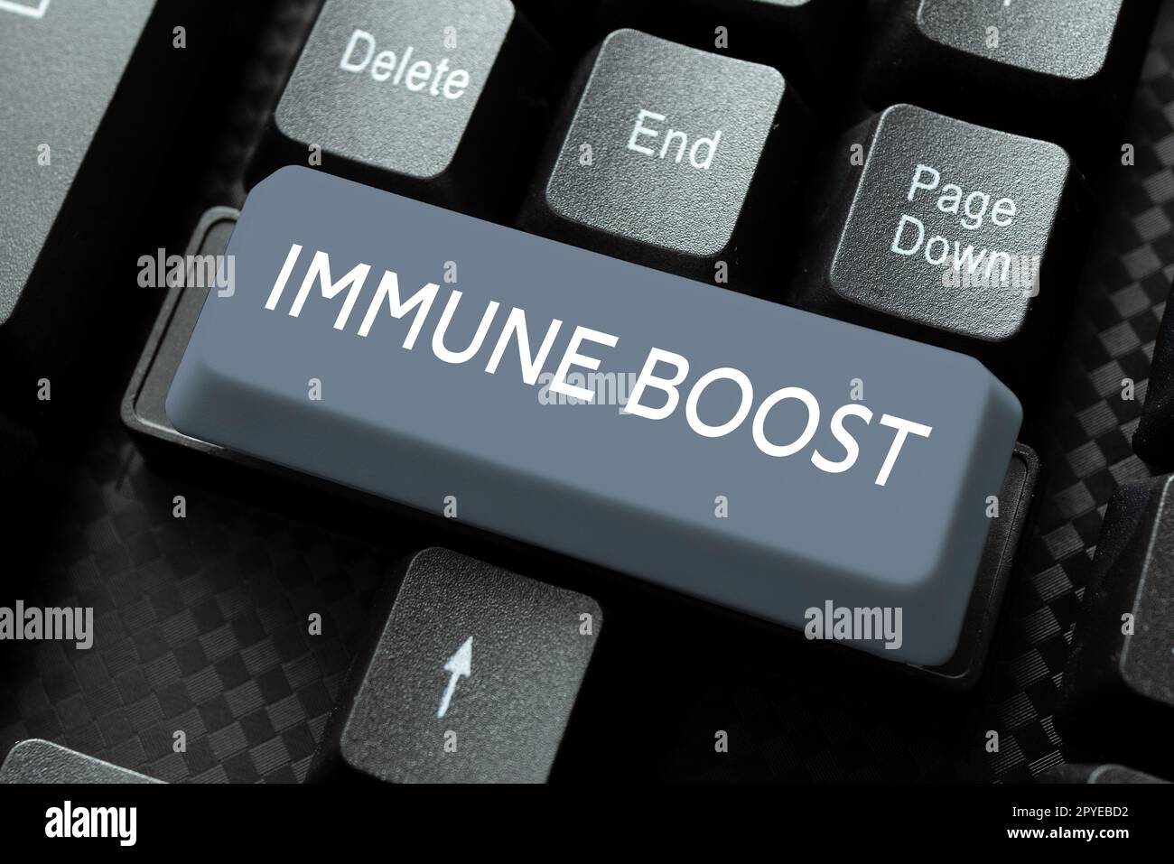 Text caption presenting Immune Boost. Business idea being able to resist a particular disease preventing development of pathogens Stock Photo