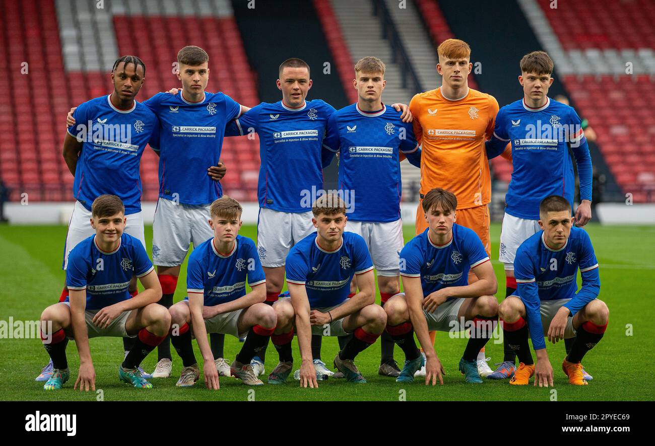 3rd May 2023; Hampden Park, Glasgow, Scotland Scottish FA Youth Cup