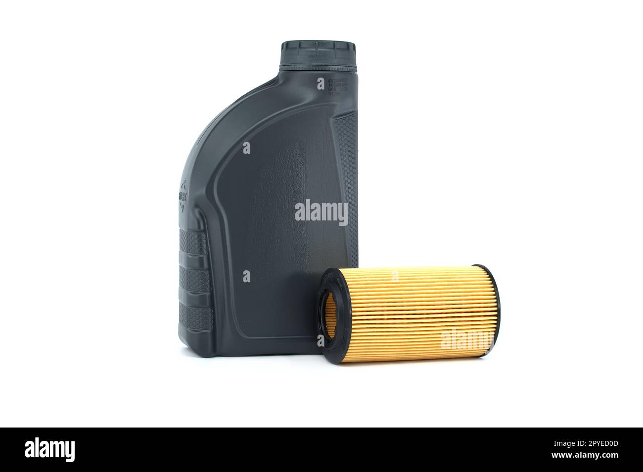 Oil and filter replacing maintenance Stock Photo Alamy