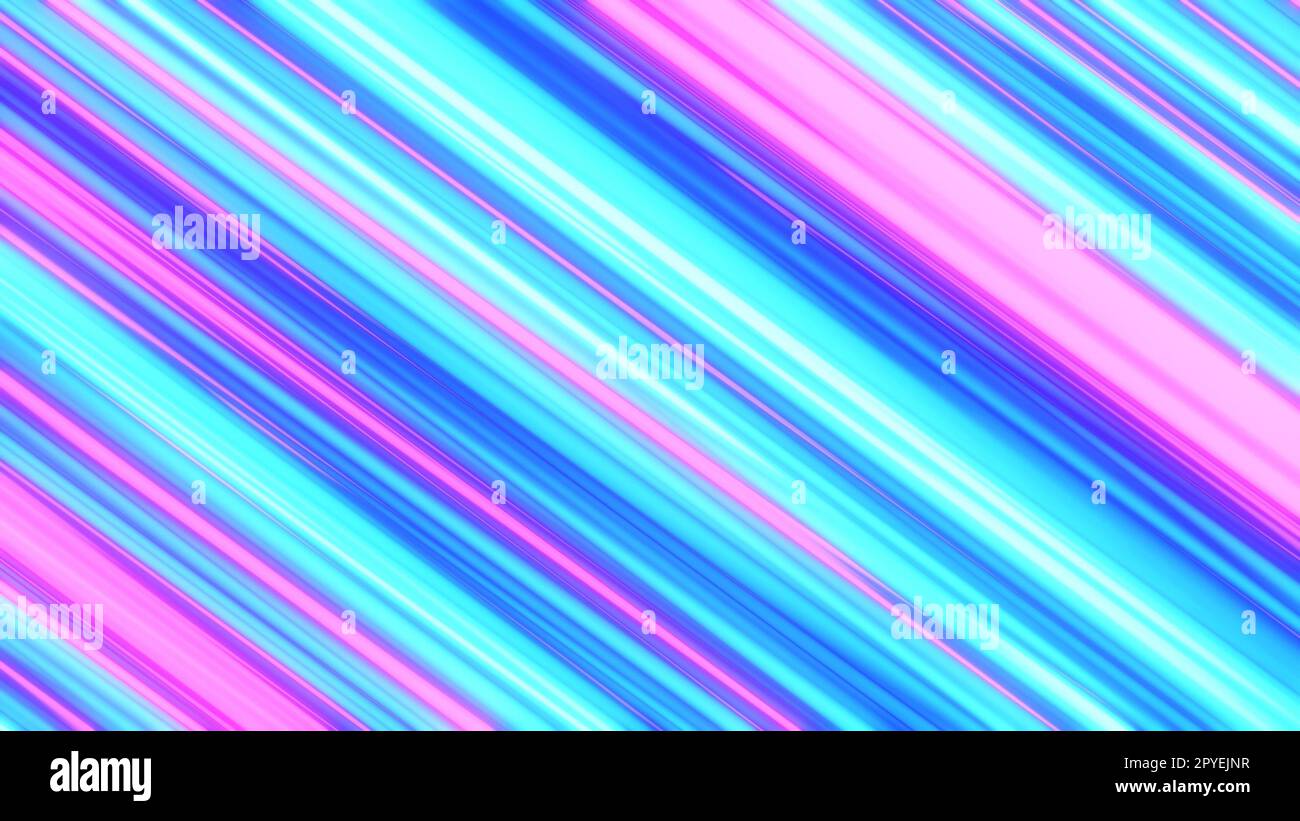 Glow blue and pink line gradient background Stock Photo