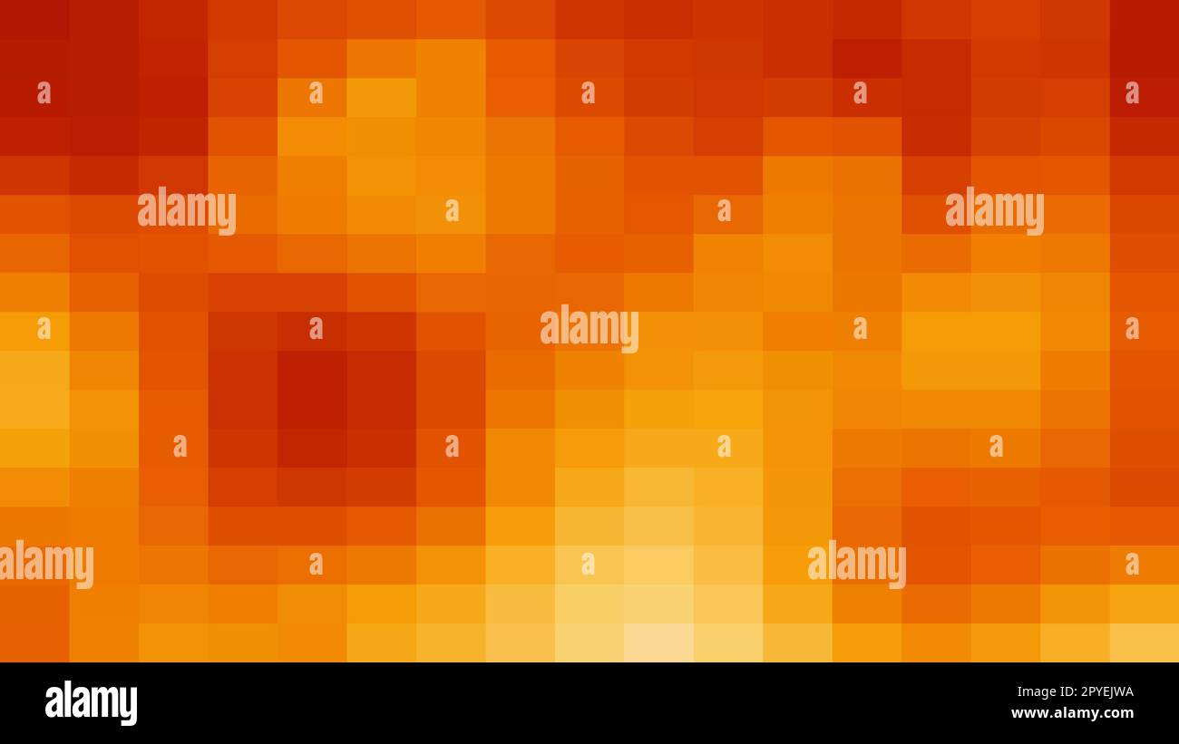 Square shape of orange gradient background Stock Photo