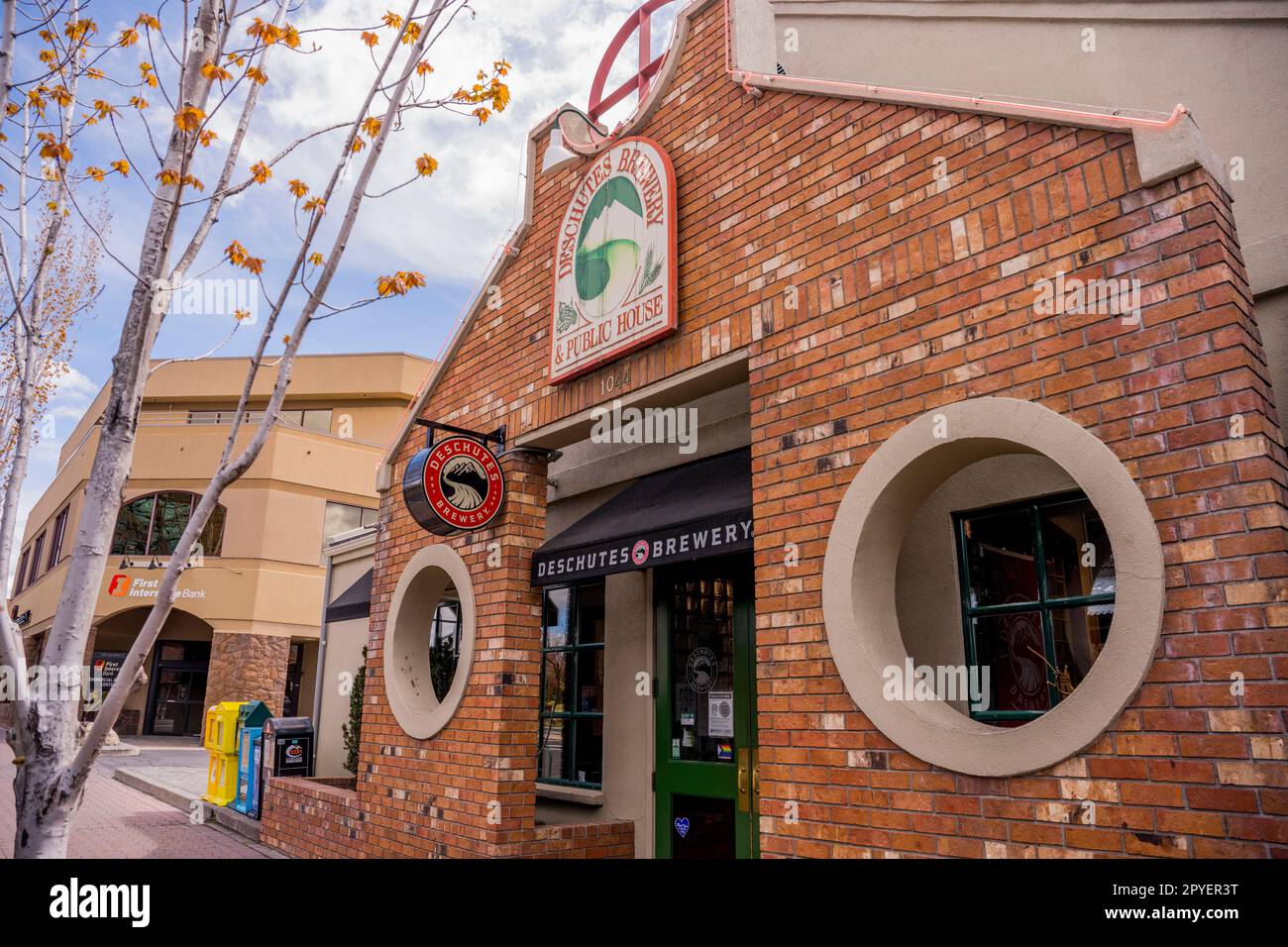 The Deschutes Brewery in the Old Town Historic District in Bend, Oregon