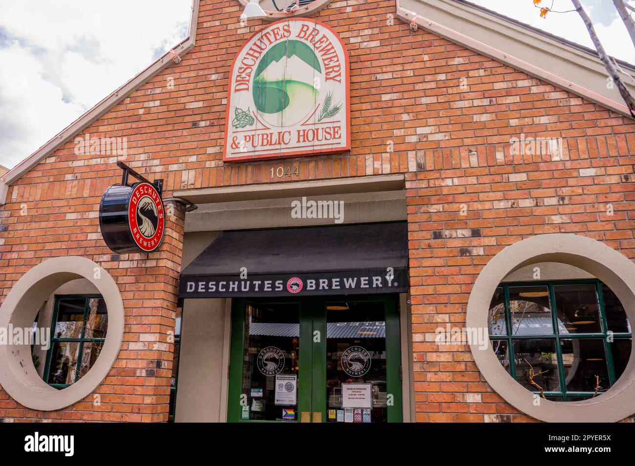 The Deschutes Brewery in the Old Town Historic District in Bend, Oregon