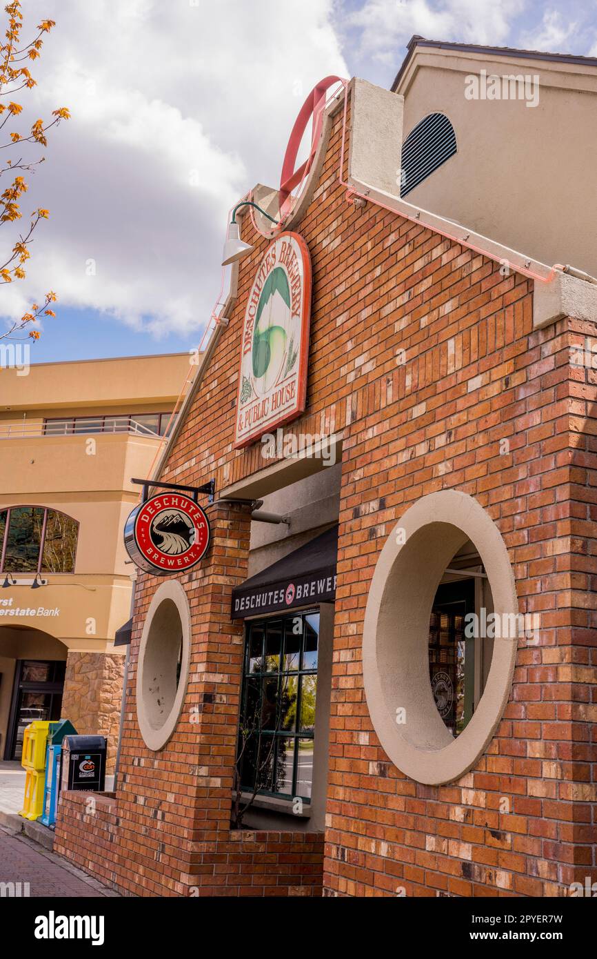 The Deschutes Brewery in the Old Town Historic District in Bend, Oregon