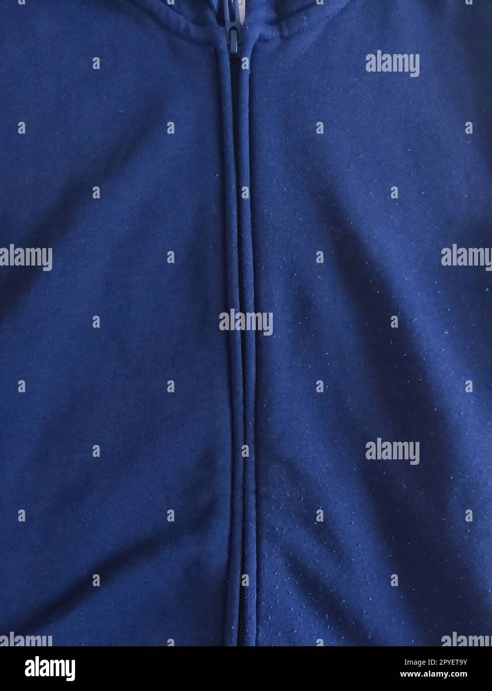 Difference, before and after, lint removal treatment from fabric Stock