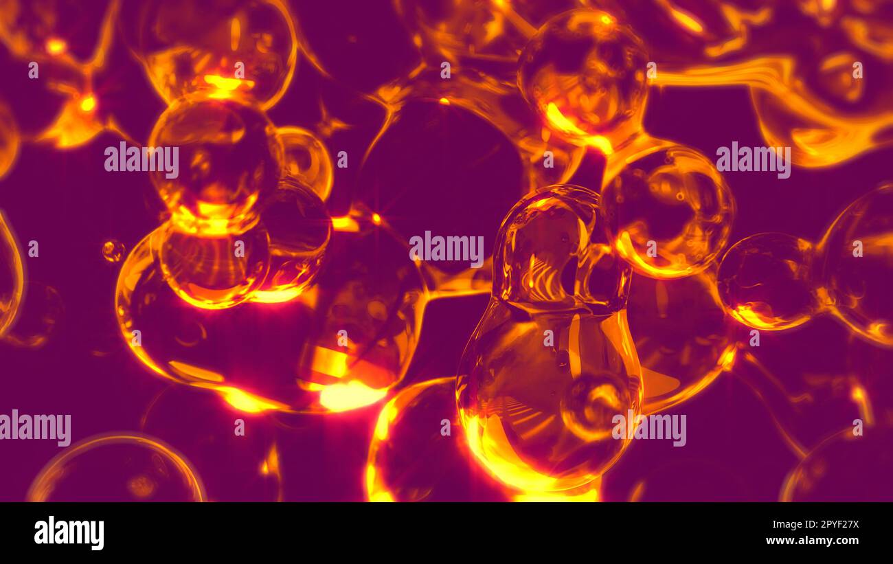3d rendering golden quantum hi-res stock photography and images - Alamy
