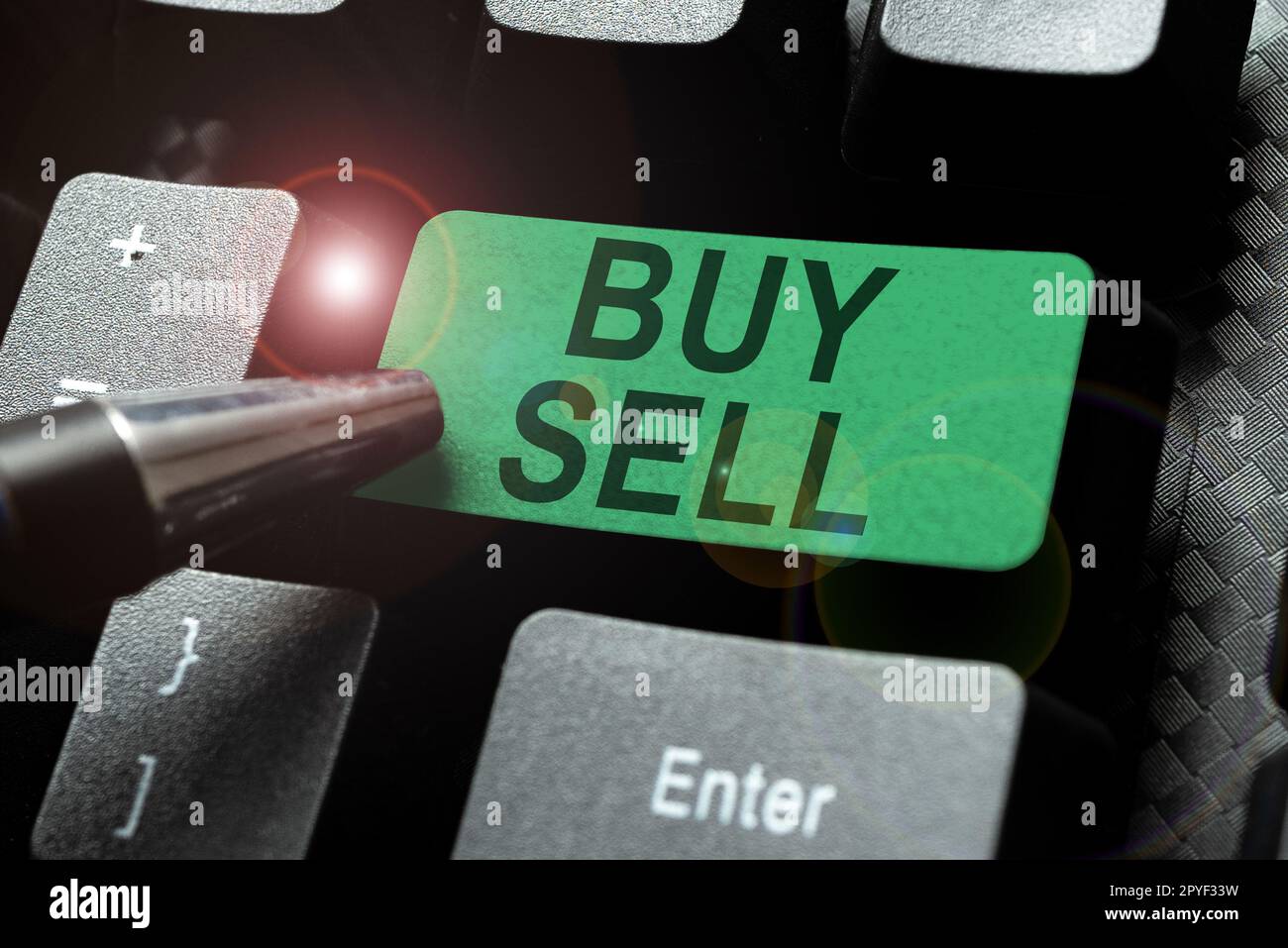 Inspiration showing sign Buy Sell. Business concept The buying and