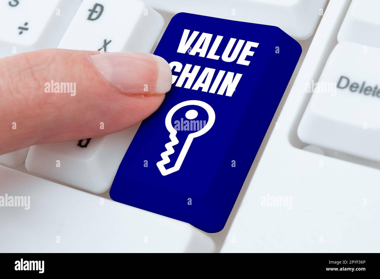 Inspiration showing sign Value Chain. Concept meaning Business manufacturing process Industry