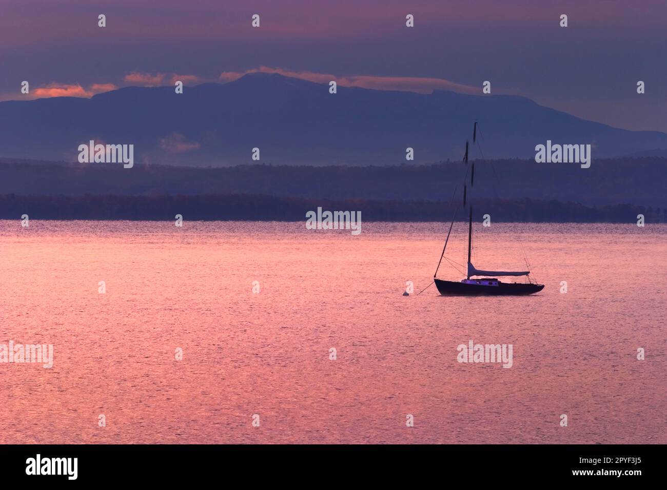 North Hero, Vermont. LAKE CHAMPLAIN ISLANDS Stock Photo Alamy
