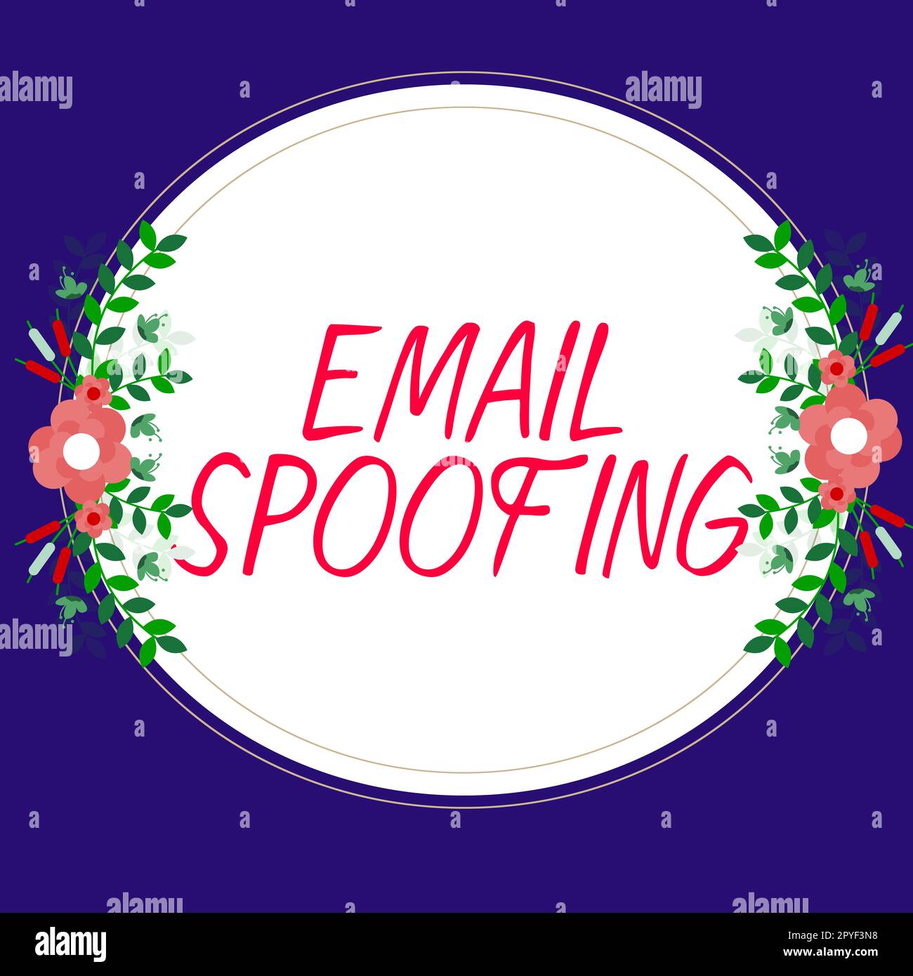 Handwriting text Email Spoofing. Business approach secure the access and content of an email account or service Stock Photo