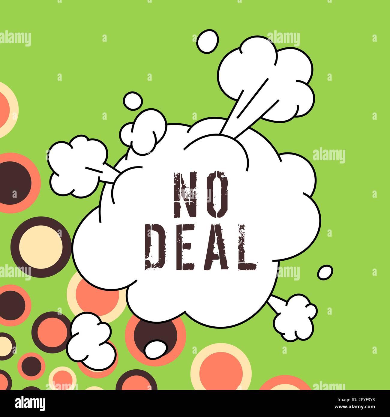 Inspiration showing sign No Deal. Word for a negative result on agreement or an arrangement like in business Stock Photo