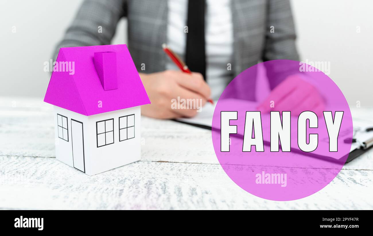 Handwriting text Fancy, Business concept a feeling of liking or