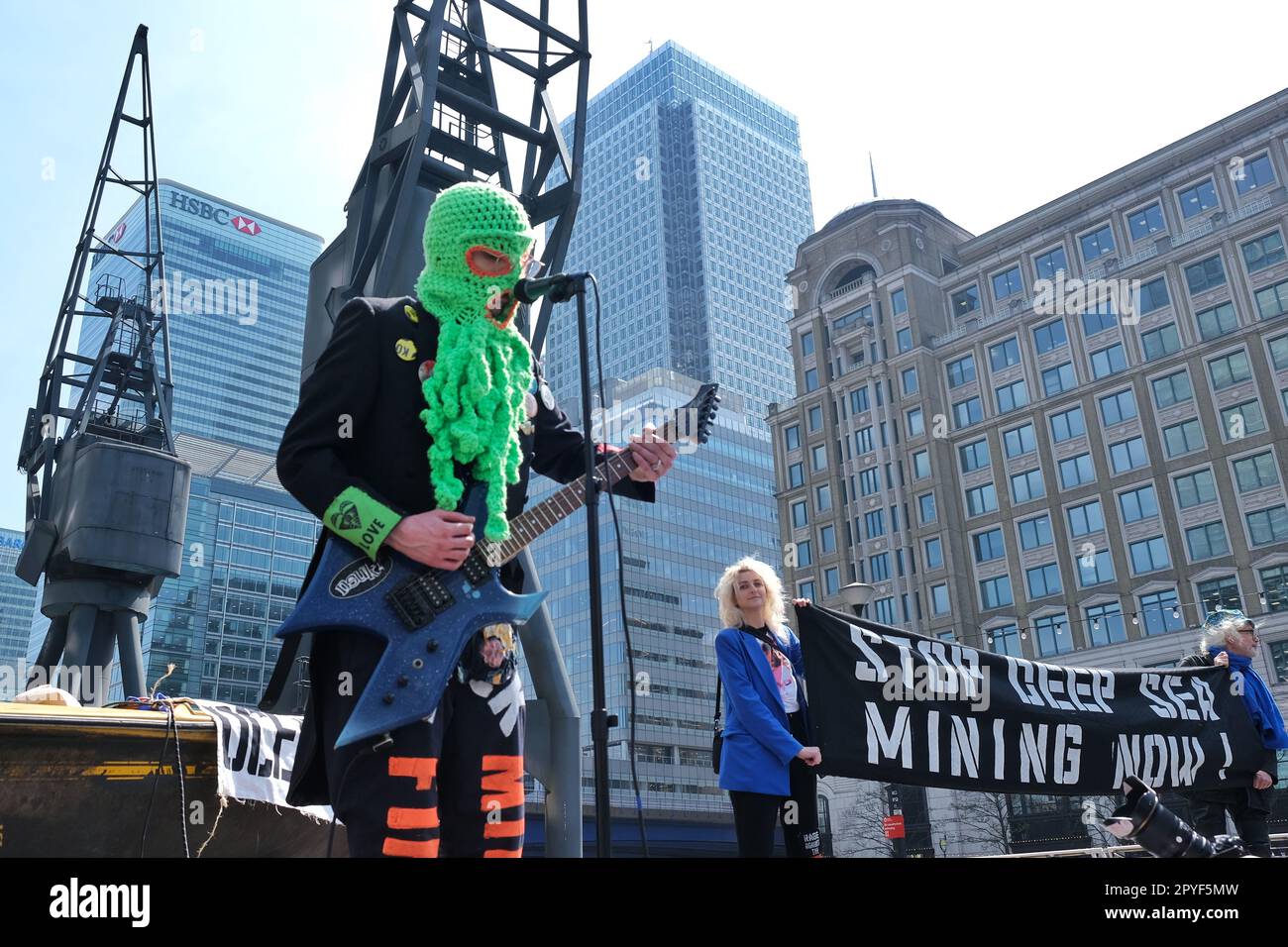 London, UK. 3rd May, 2023. Environmental activist group Ocean ...