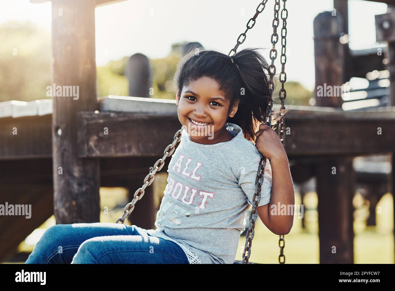 Being young means having days of fun. Cropped portrait of an adorable