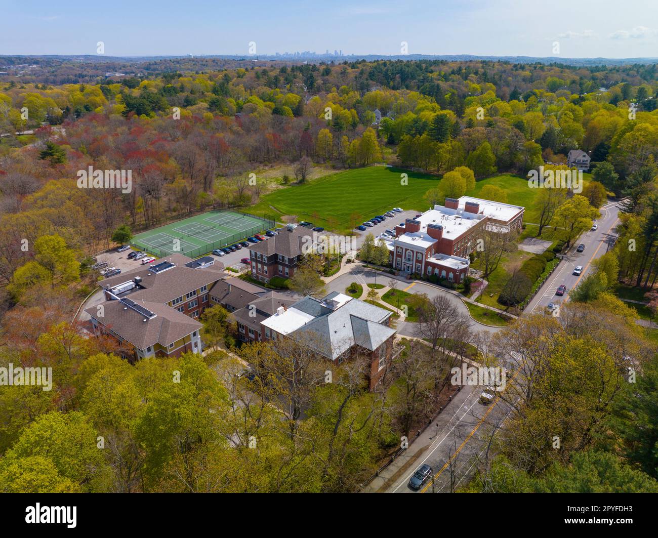 Boston national historical park spring hires stock photography and