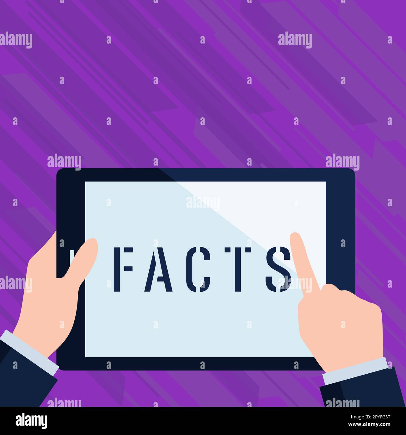 Inspiration showing sign Facts. Business showcase information used as ...