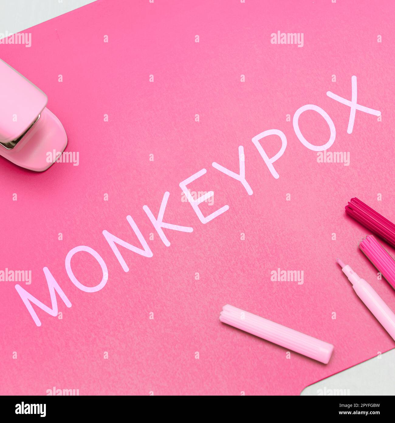 Conceptual display Monkeypox. Concept poxvirus of Africa