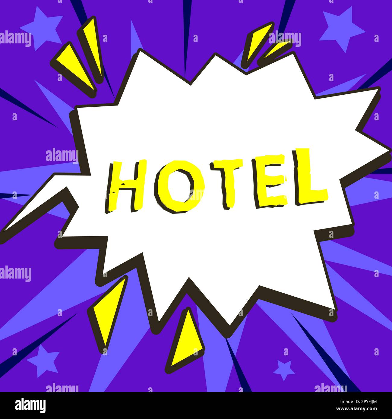 Handwriting text Hotel. Business showcase establishment providing accommodation meals services for travellers Stock Photo
