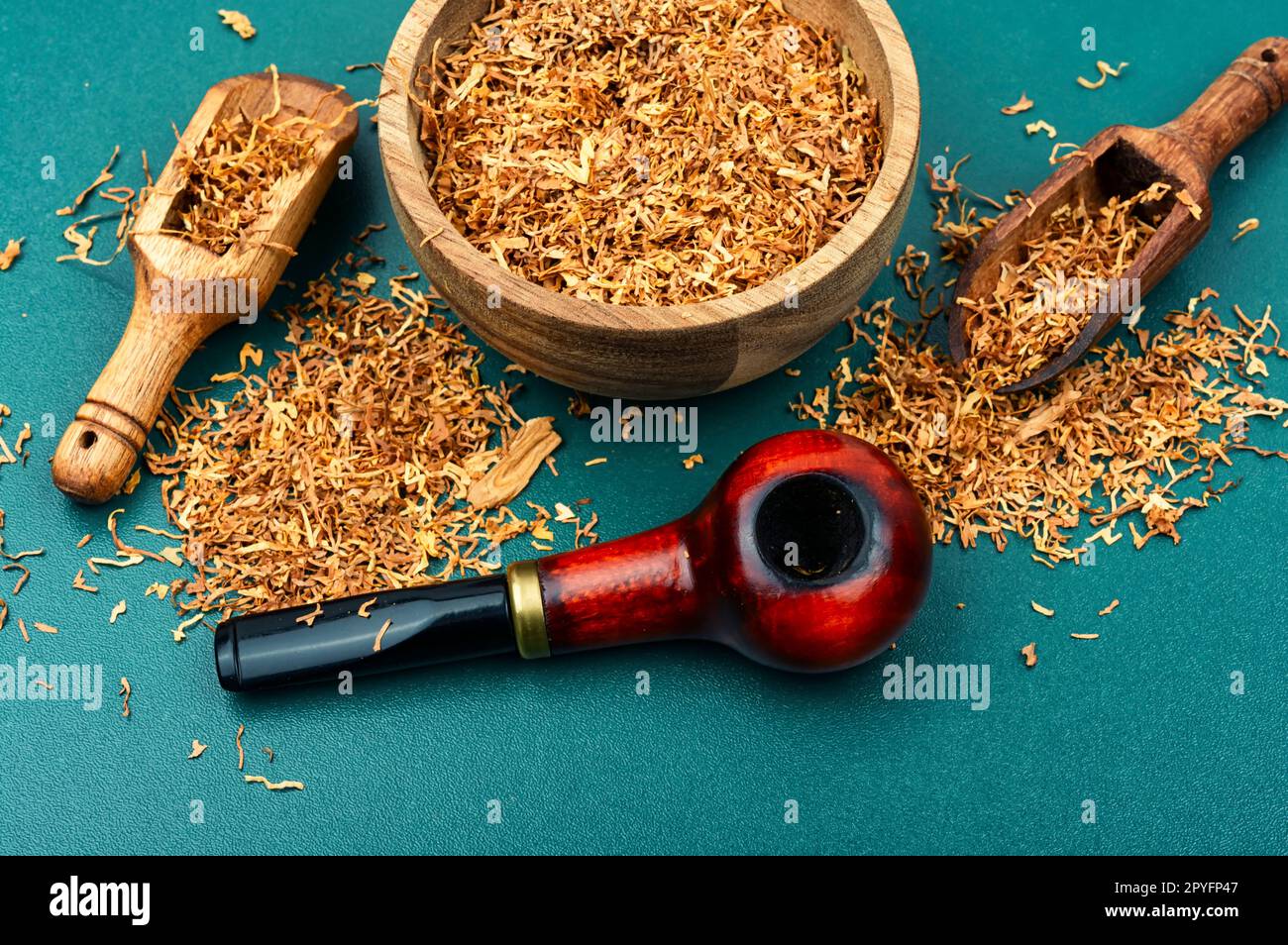 Smoking pipe with tobacco Stock Photo Alamy