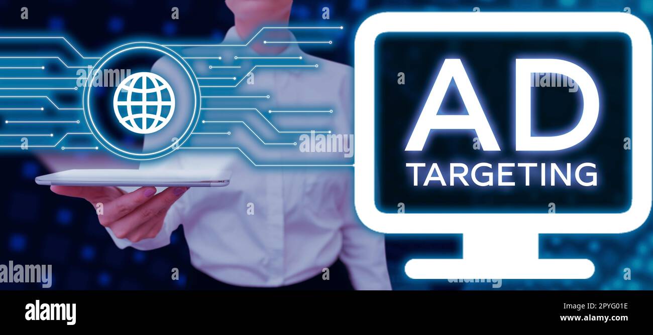 Conceptual display Ad Targeting. Conceptual photo target the most ...