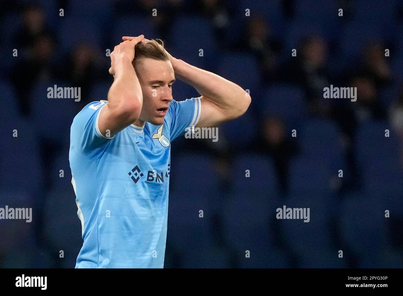Toma Basic Lazio's Toma Basic reacts after a missed scoring opportunity during a ...