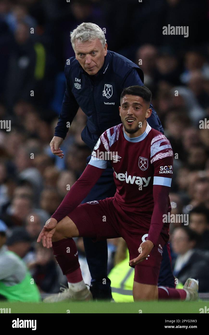 Manchester UK 3rd May 2023 David Moyes Manager Of West Ham United 