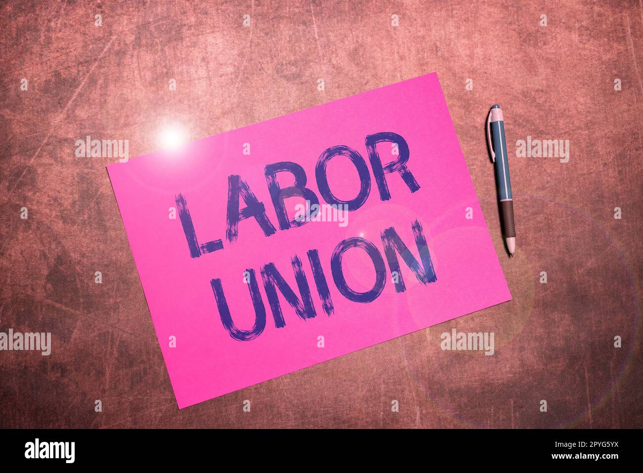 Text caption presenting Labor Union. Internet Concept rules relating to ...