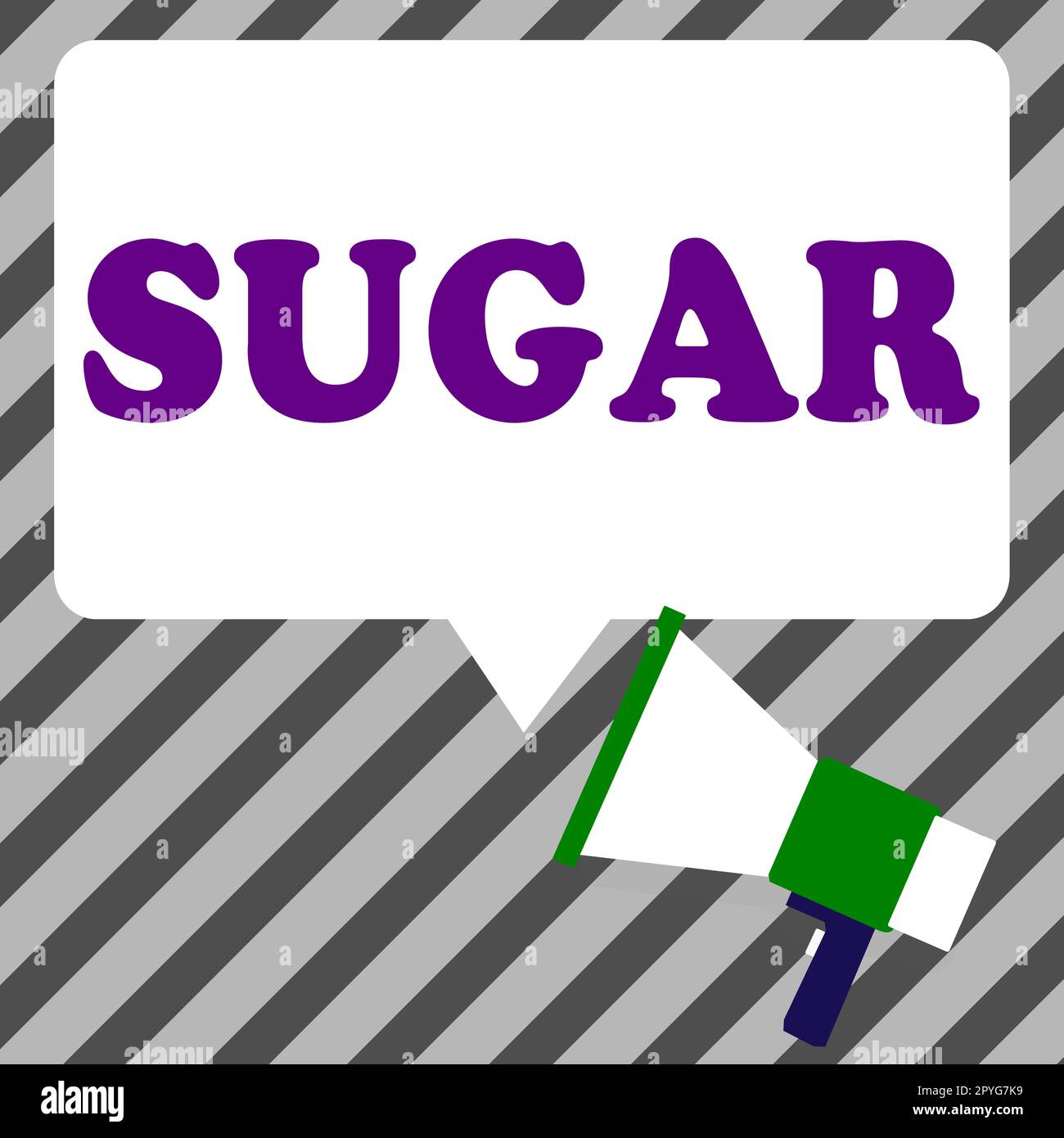 Conceptual caption Sugar. Concept meaning sweet crystalline substance