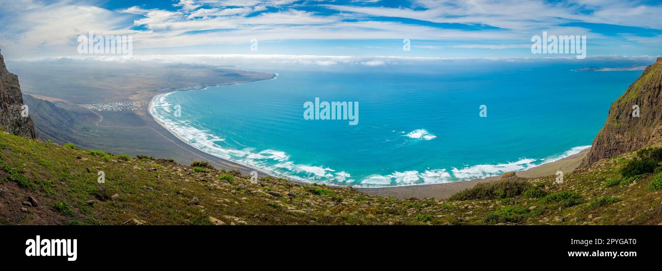 Curated visual reference: Visual Reference: Mirador Rincon De Haria View On The Dramatic Northern Coastline