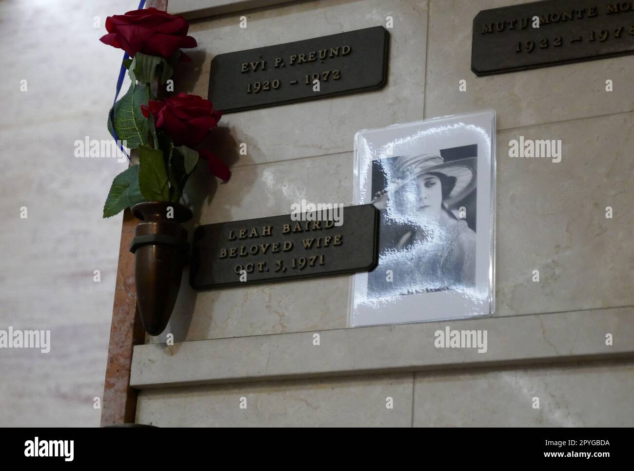 Los Angeles, California, USA 1st May 2023 Actress Leah Baird Grave in