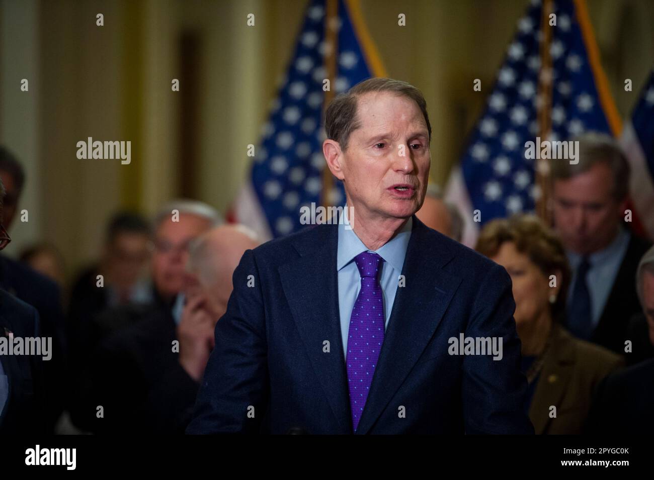 United States Senator Ron Wyden Democrat Of Oregon Offers Remarks On