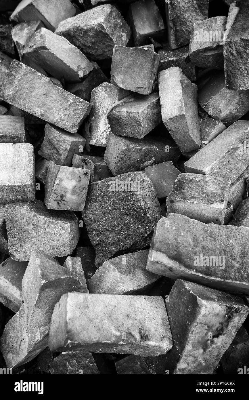 Paving stones for work Stock Photo
