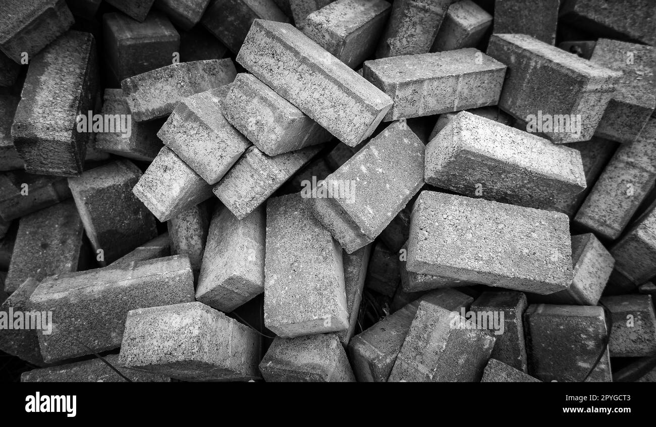 Paving stones for work Stock Photo
