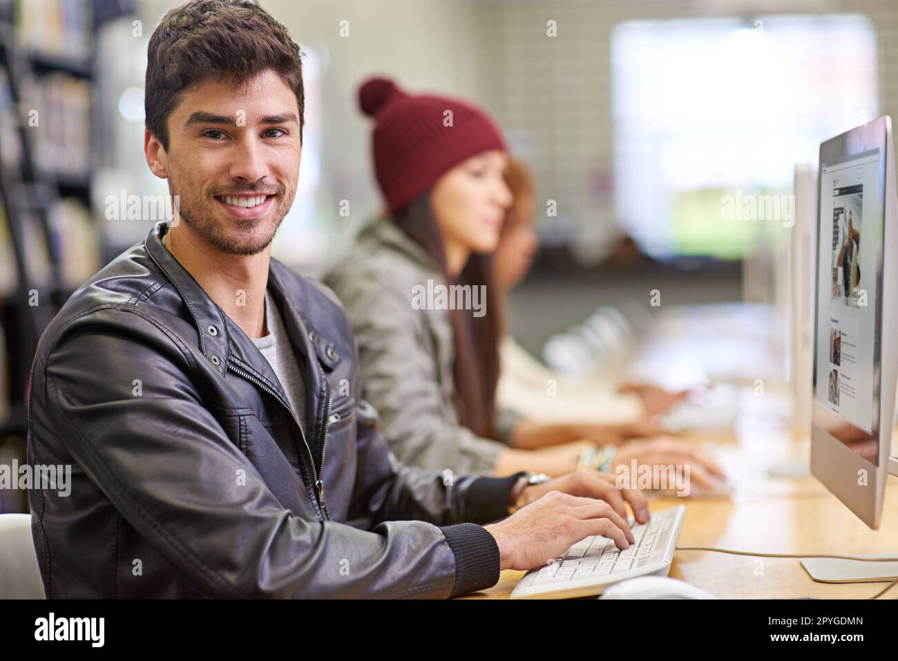 Ive already learned so much at college. students working on computers