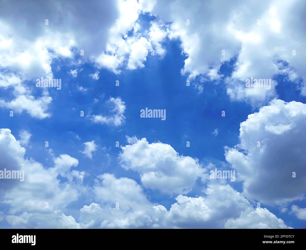 blue sky with cloud Stock Photo