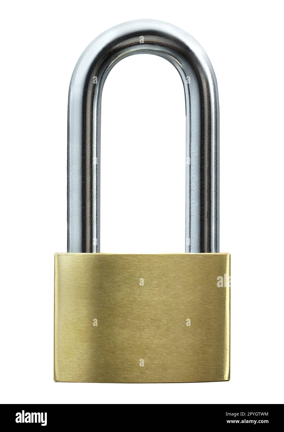 Metal padlock isolated on white background Stock Photo - Alamy