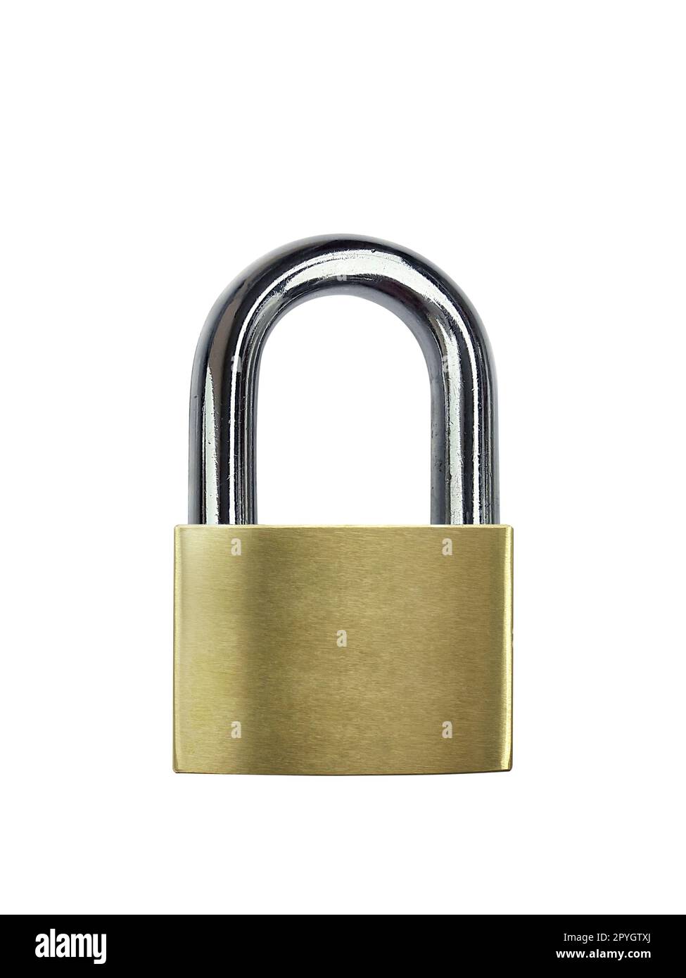 Metal padlock isolated on white background Stock Photo - Alamy