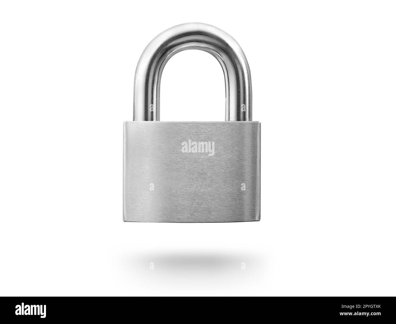 Shiny padlock Black and White Stock Photos & Images Alamy