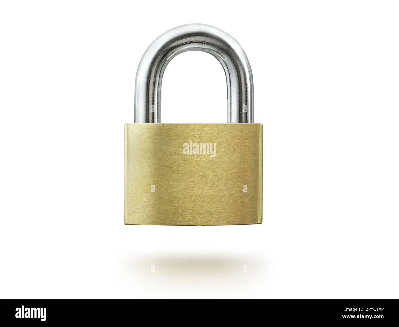 Metal padlock isolated on white background Stock Photo - Alamy
