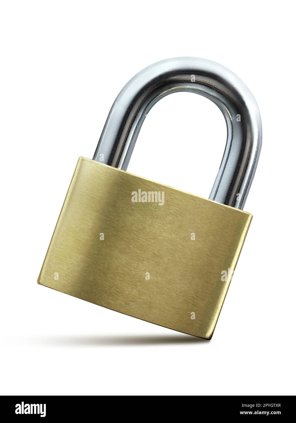 Metal padlock isolated on white background Stock Photo - Alamy