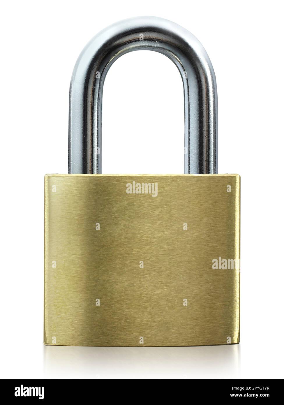 Metal padlock isolated on white background Stock Photo - Alamy