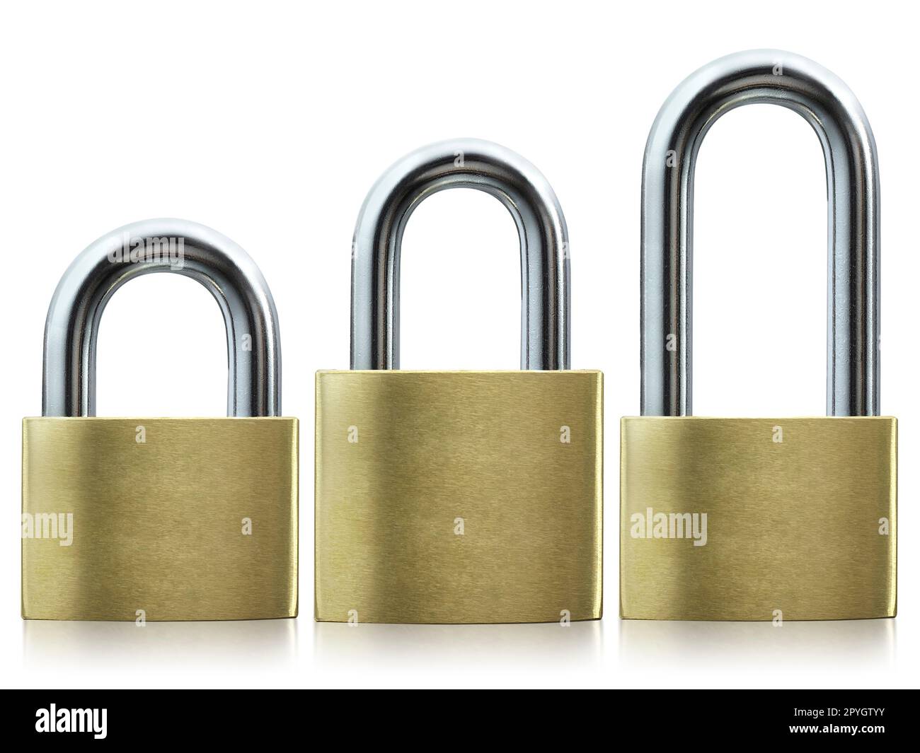 Metal padlock isolated on white background Stock Photo - Alamy