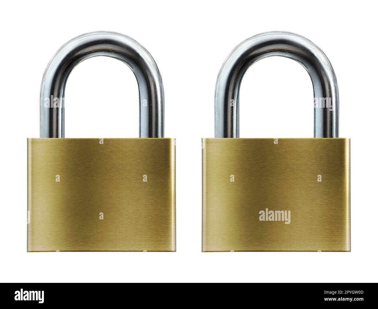 Metal padlock isolated on white background Stock Photo - Alamy