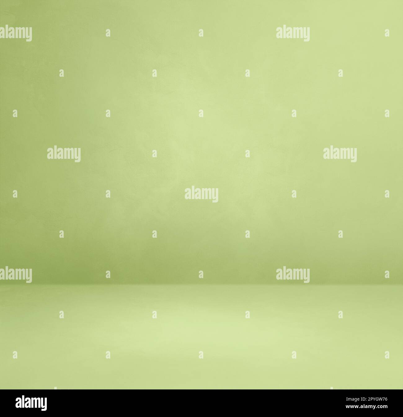 Empty light green concrete interior background Stock Photo