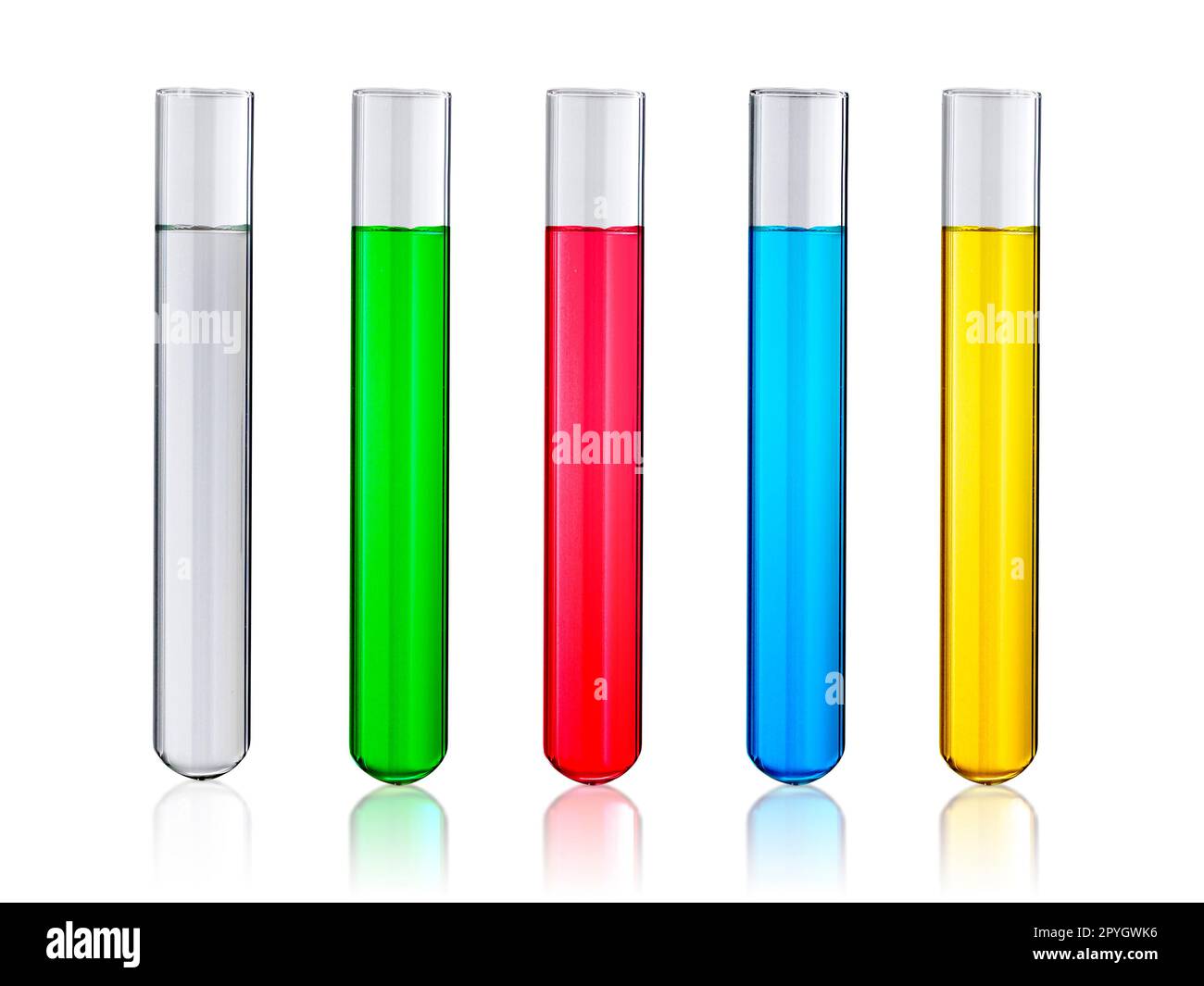Laboratory testtube isolated on white Stock Photo Alamy