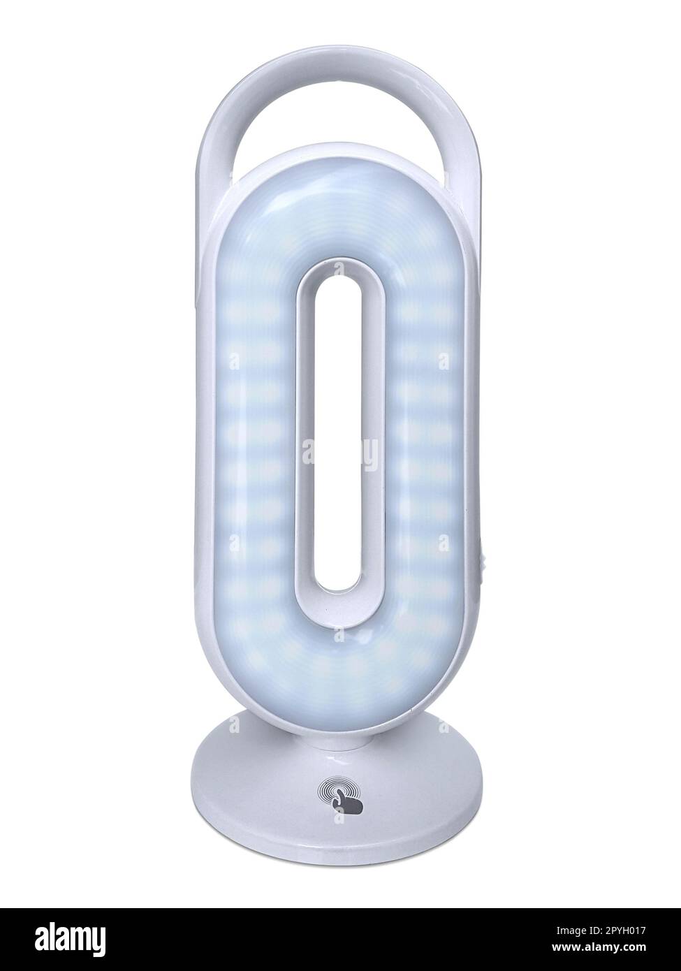 LED table lamp isolated on white background Stock Photo